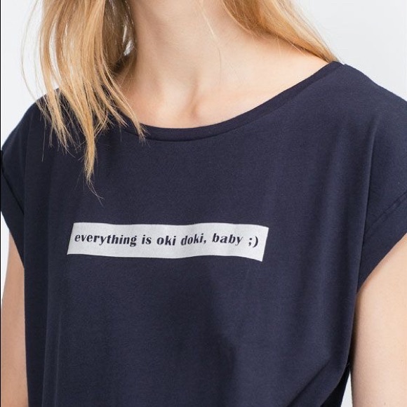 Zara Graphic Tee - Picture 1 of 4